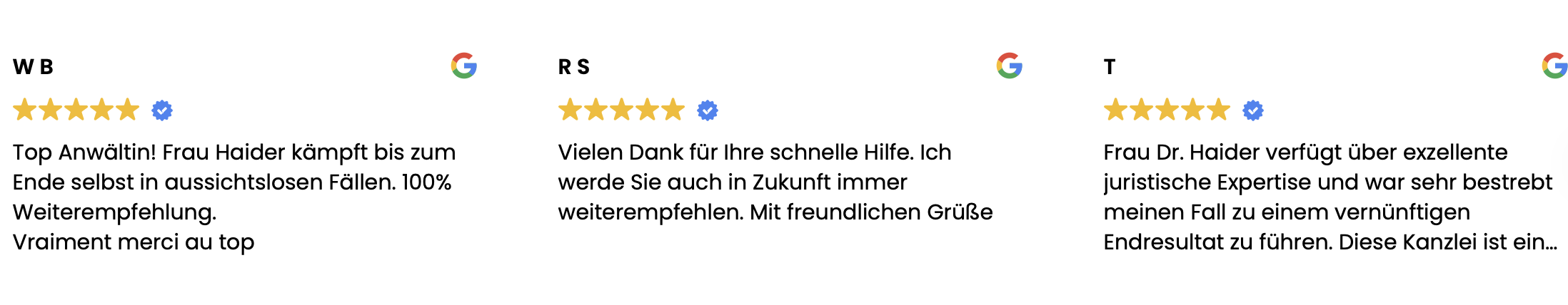 Rezensionen Dr. Jasmin Haider